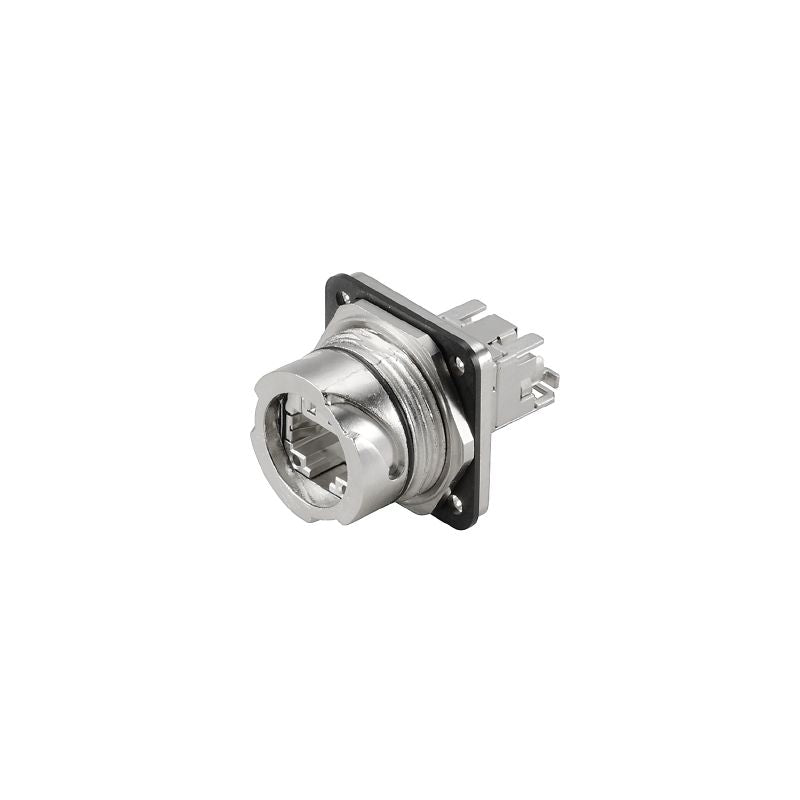 1963480000 - IP67 Metal Flange RJ45 Cat.6A Connector for Versatile Connections (Pack of 10)