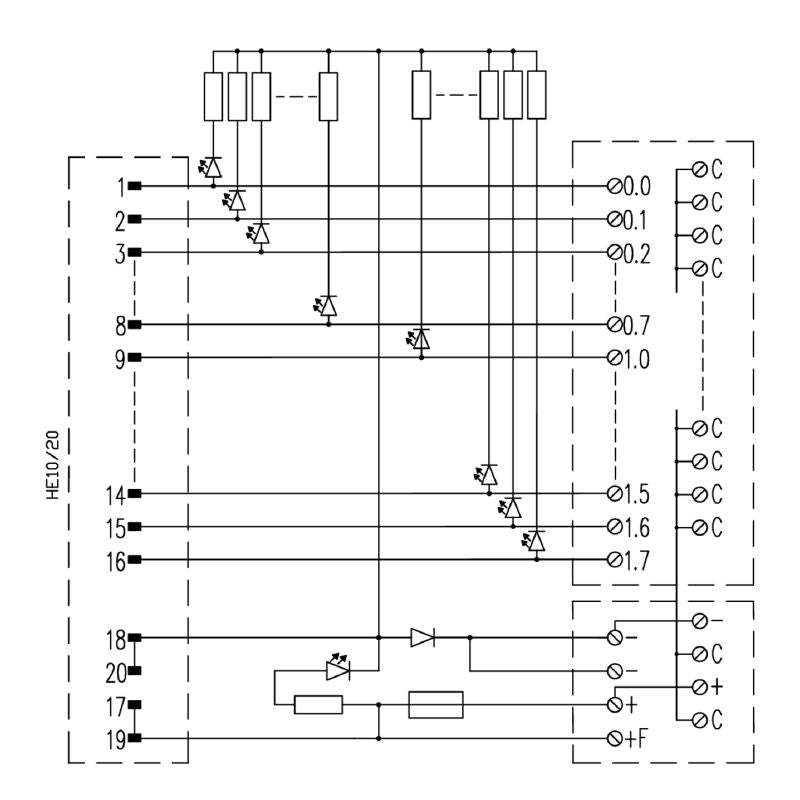 1311800000 - Compact 2-Wire Interface with Green LED Status Display