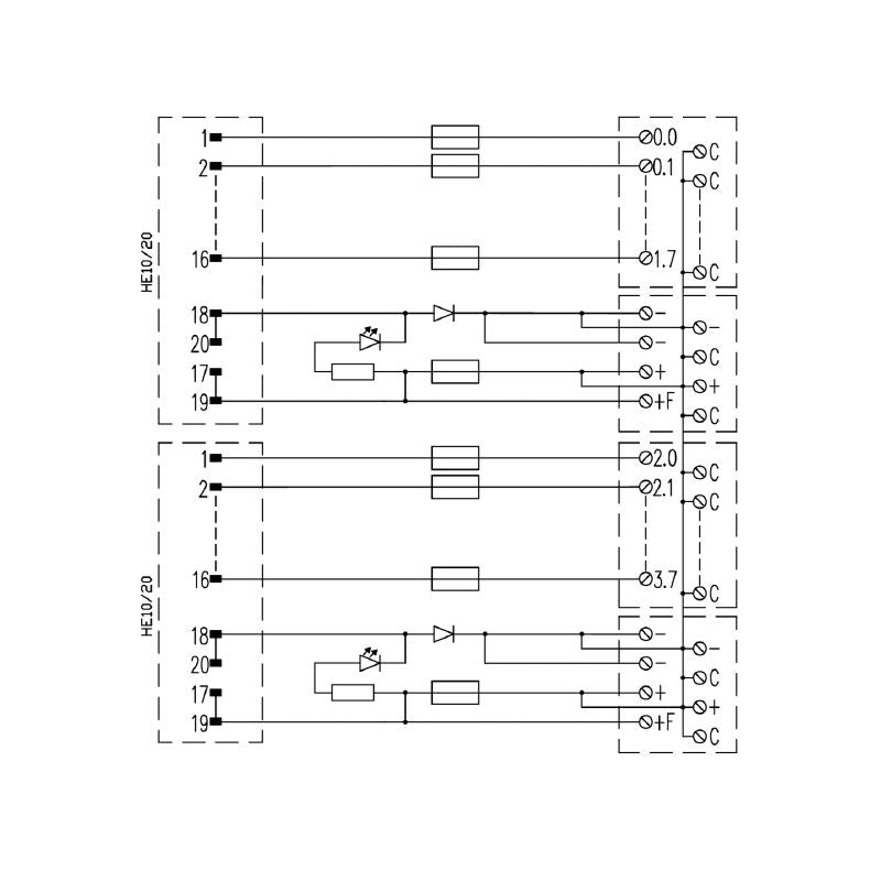 9445970000 - RS 32IO 3W Interface with LED, 72mm Depth, 421g