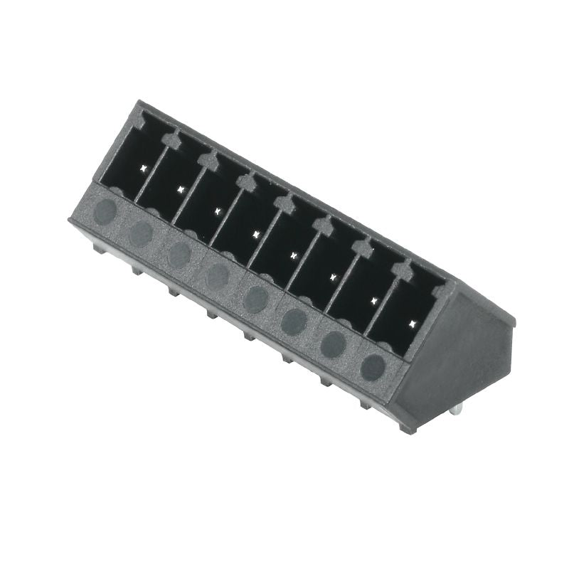 1977990000 - 3.81mm 8-Pole PCB Male Header Connector, Tinned Black (Pack of 50)