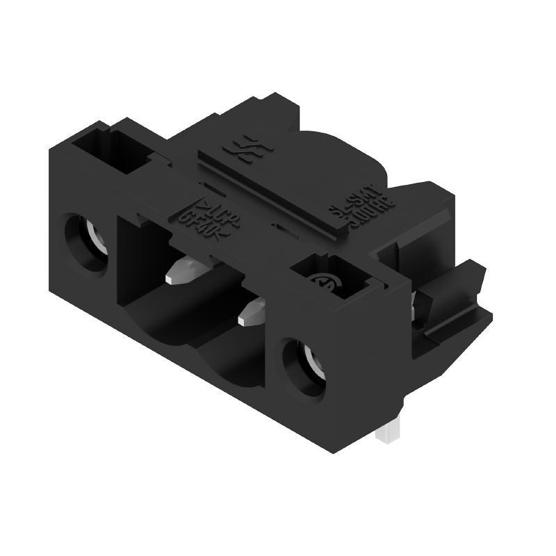 1840350000 - 5.00mm Black Male Header Connector, 2 Poles, 90° Angle (Pack of 90)