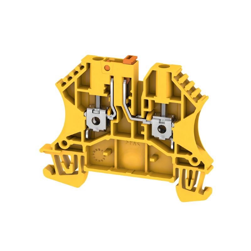 1048240000 - Yellow 2.5mm² Terminal Block, 24A & 500V Capacity (Pack of 100)