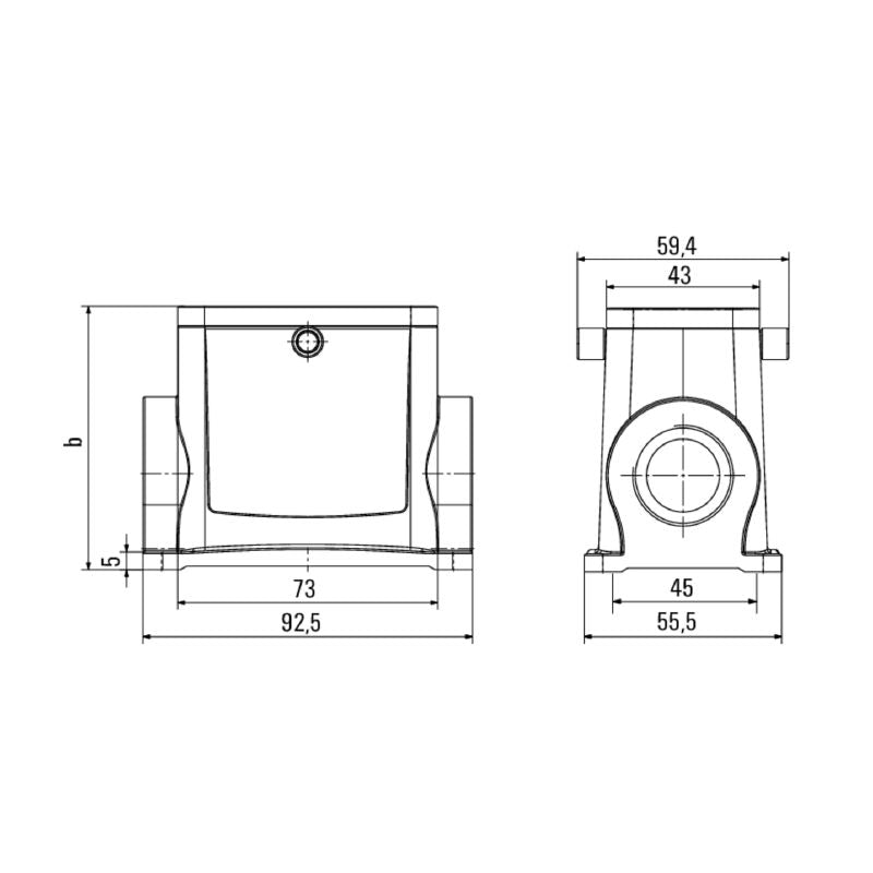 1968350000 - IP65 Housing with Central Locking, 4 Size, PG 21 Entries
