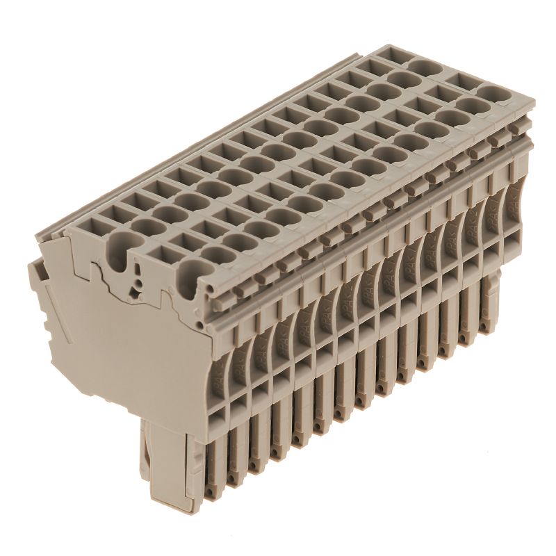 1815870000 - Dark Beige Plug-In Connector with 15 Potentials (Pack of 5)