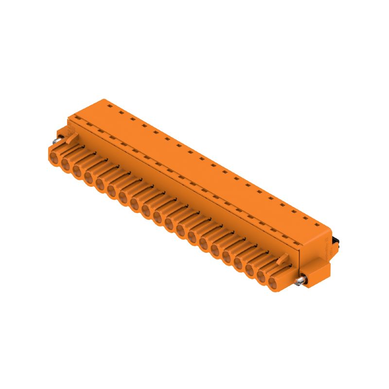 1013280000 - 5.08mm 20-Pole Female Plug Connector with 180° Outlet (Pack of 12)