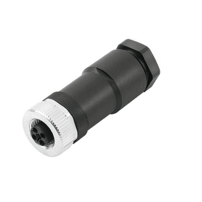 1391980000 - M12 Field Attachable Connector, IP67, 8-10mm Cable Support