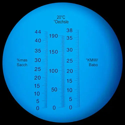 PCE-OE - Portable Handheld Refractometer for Winemakers with Triple Scale