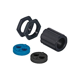 BEF-SET-09 - M18 Fiber-Optic Mounting Set with Nuts & Discs