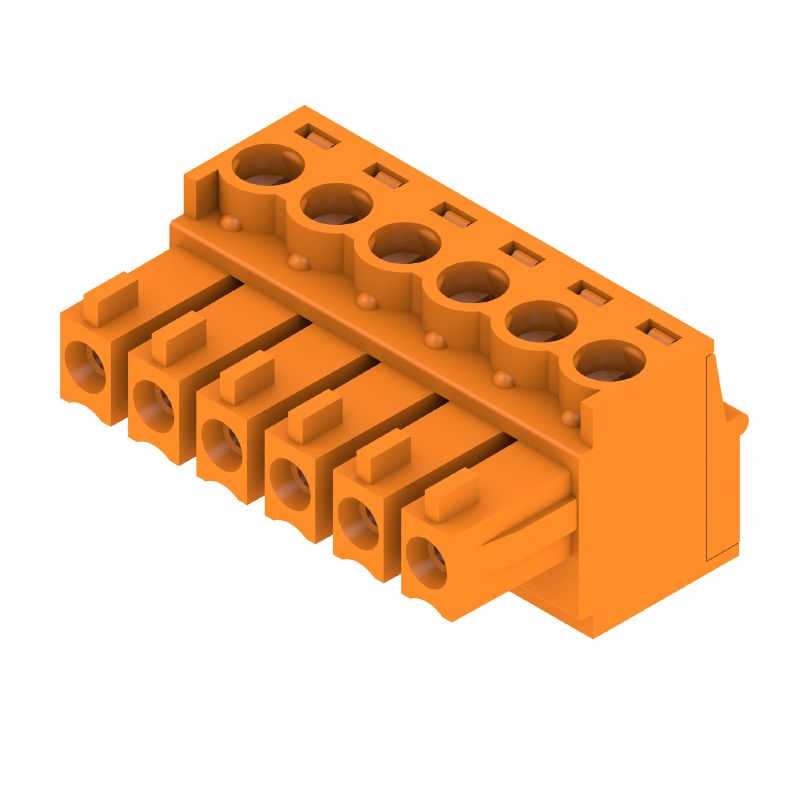 2599520000 - 3.81mm Female PCB Connector with 6 Poles, 180° Design (Pack of 50)