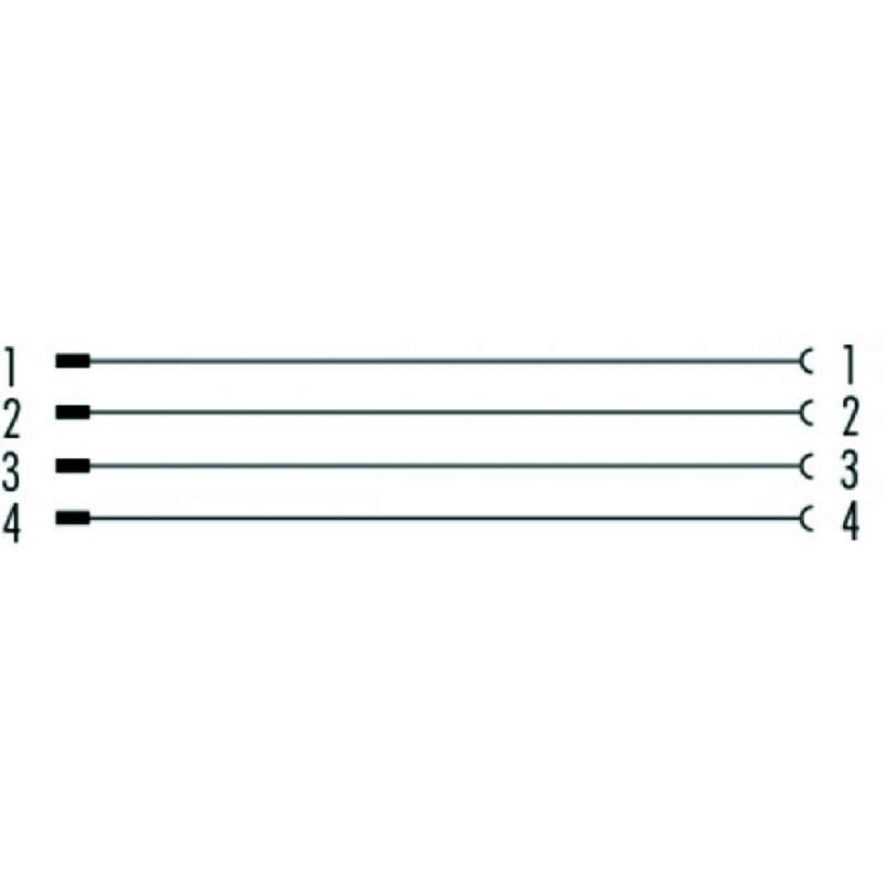 1392400000 - IP67 M8 Connector with 4A Current and Gold-Plated Contacts