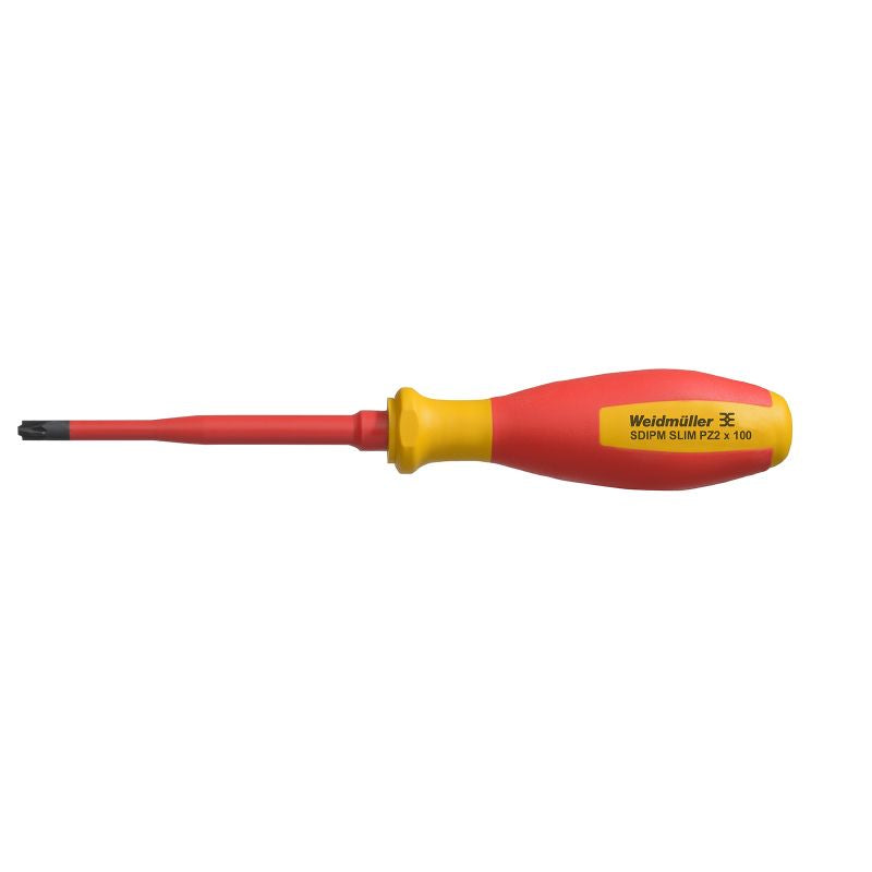 2749690000 - VDE 100mm Slim Pozidrive Screwdriver, Size 2