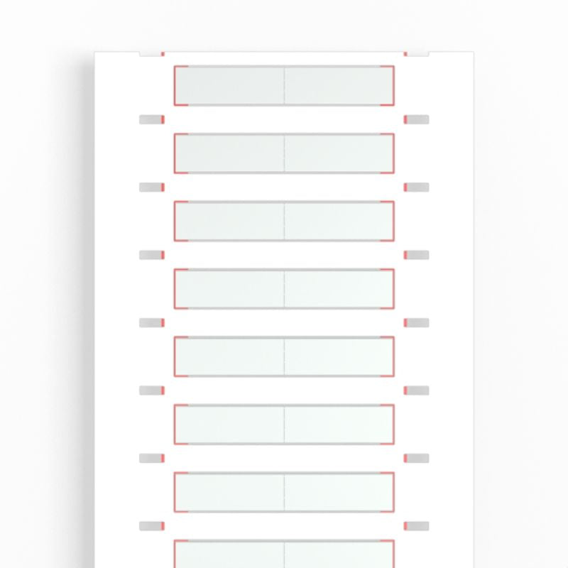 2437550000 - White Polyolefine Cable Marker for 1.6-4.8 mm Conductors (Pack of 2000)