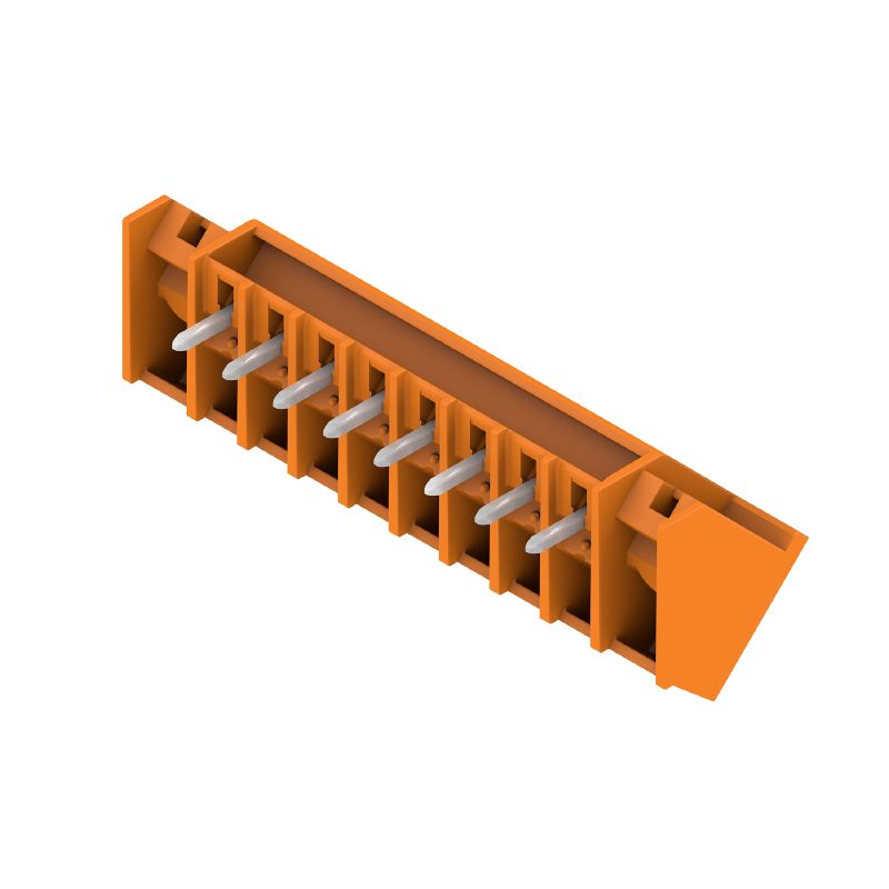 1976800000 - 3.81mm 8-Pole PCB Connector, 135° Angle, THT Solder (Pack of 50)
