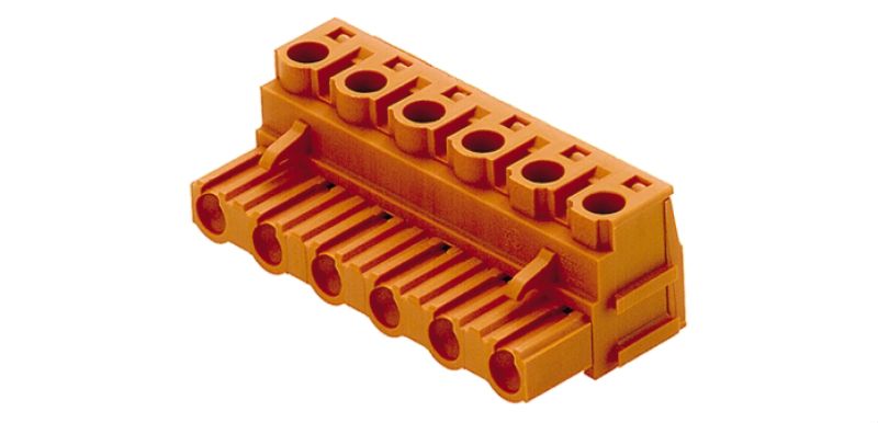 1628140000 - 7.50mm PCB Connector for Female Plugs, 180° Angled Design (Pack of 100)