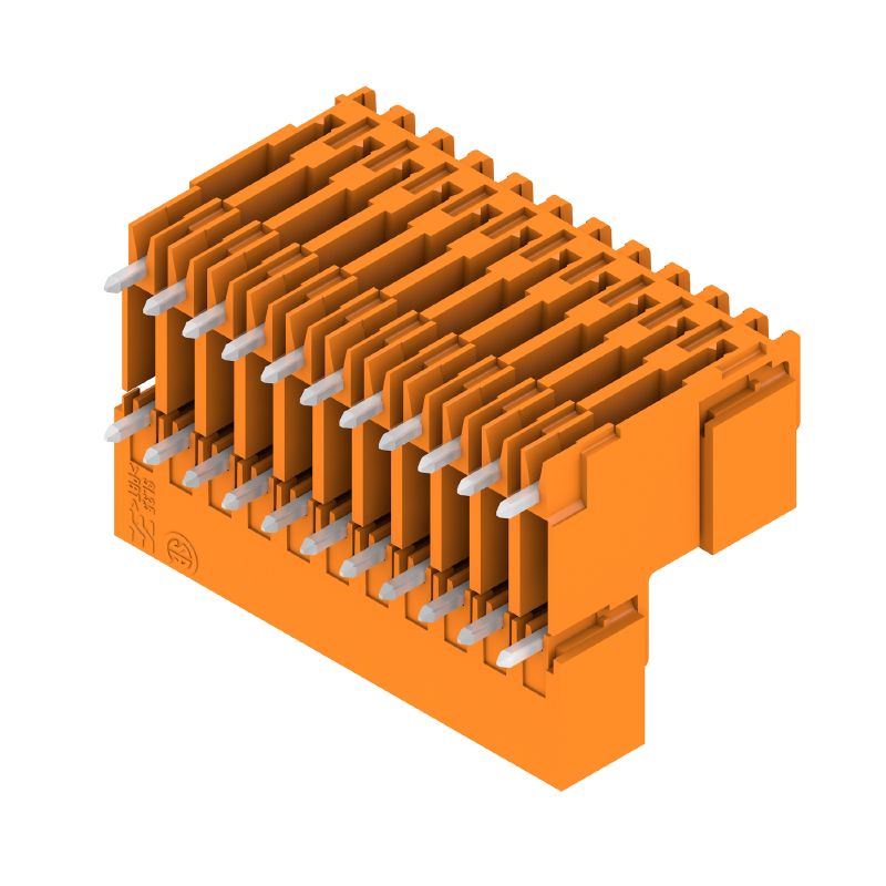 1669650000 - 22-Pole 3.5mm Elbow PCB Connector with 3.2mm Pins (Pack of 10)