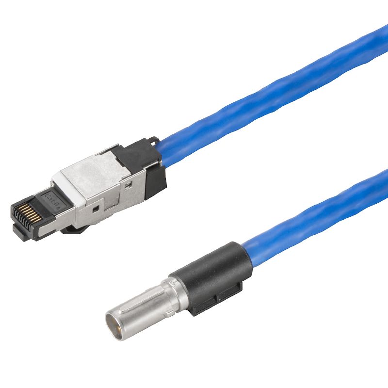2451090050 - 0.5m Cat. 6A Networking Cable with Gold-Plated Connectors