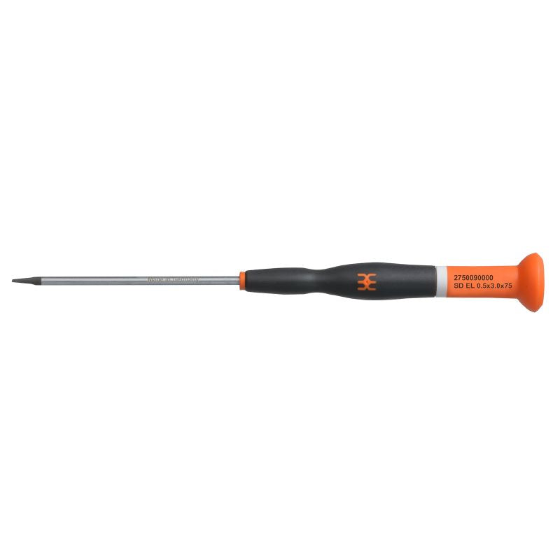 2750090000 - 0.5mm Slotted Screwdriver, 75mm Blade Length