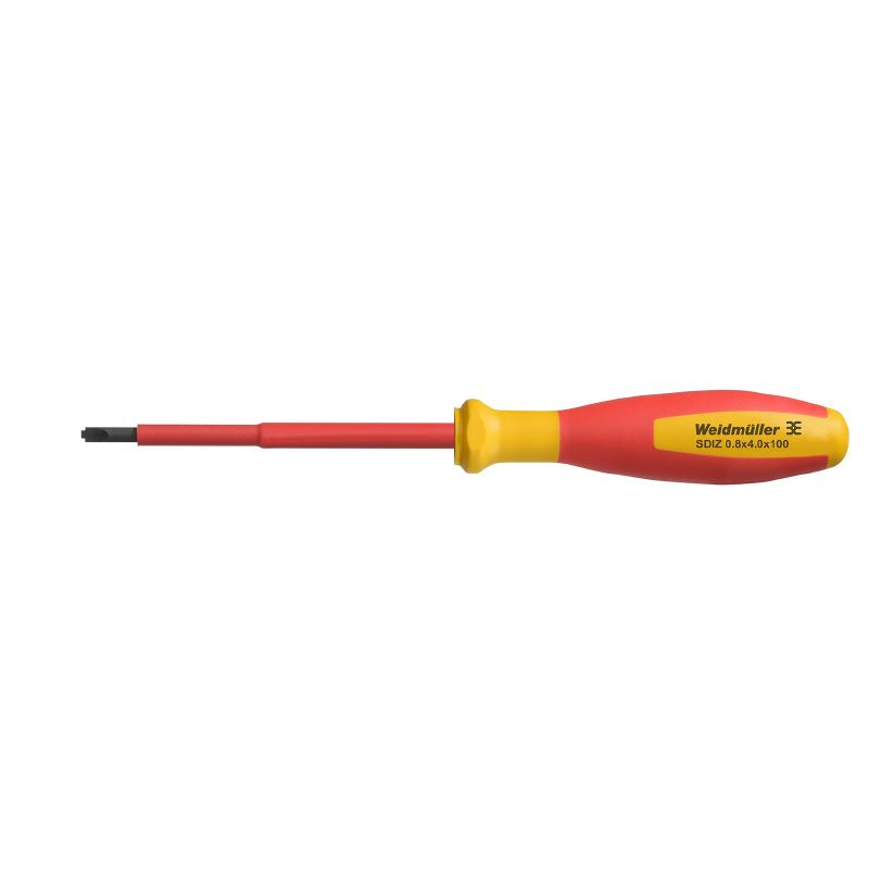 2749990000 - VDE Insulated Screwdriver, 0.8mm Tip, 100mm Blade Length