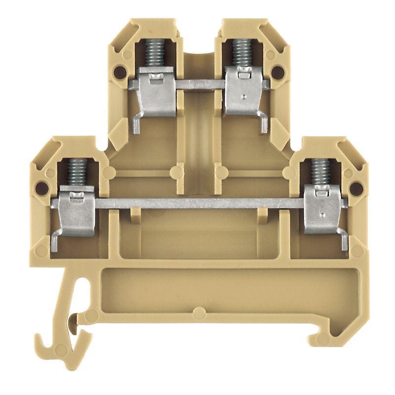 0527660000 - Beige & Yellow 4 Connection Modular Terminal, 500V Rating (Pack of 25)