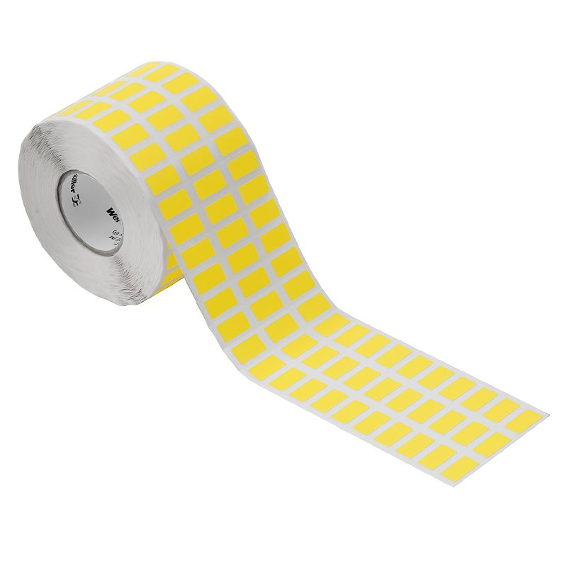 1753251687 - Self-Adhesive Yellow Device Markers 9x18mm, 10,000 Pack