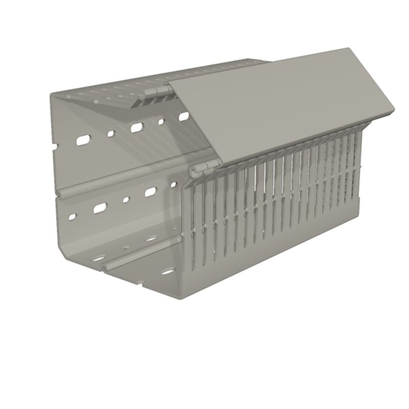 2589460000 - 110mm PVC Cable Duct Corner, 2000mm Long, RoHS Compliant (Pack of 8)