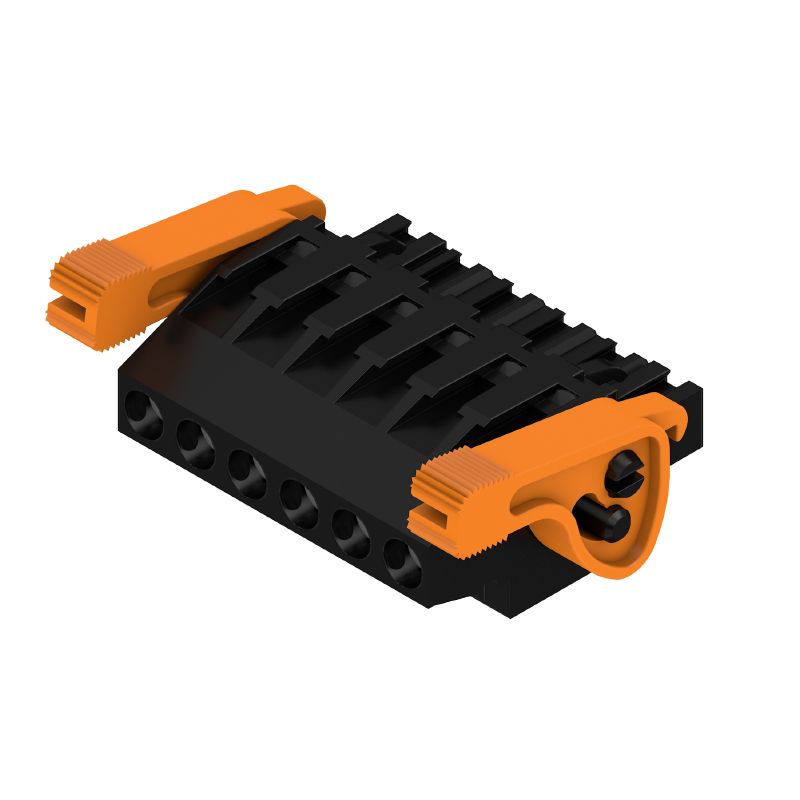 1961150000 - Female PCB Connector, 5mm Pitch, 6 Poles, 90° Angle (Pack of 42)