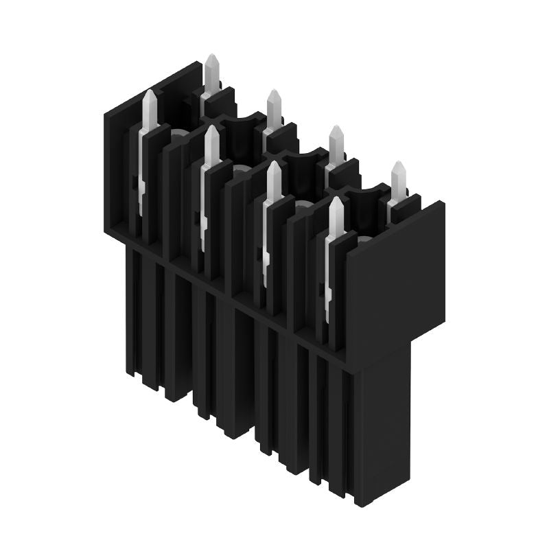 1928630000 - 7.62mm 4-Pole Female PCB Connector in Black Box (Pack of 100)