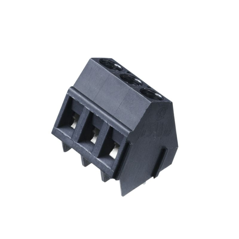 2010740000 - 3-Pole Black PCB Terminal, 5mm Pitch, 3.5mm Pins (Pack of 500)