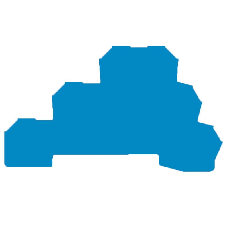 1317680000 - V-0 RoHS Compliant End Plate, 82.16mm Height, Blue (Pack of 20)