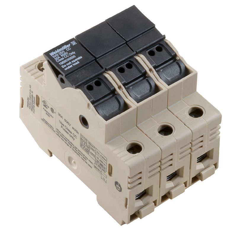 1966030000 - Compact Dark Beige Fuse Terminal, 25 mm², 32 A, 690 V (Pack of 4)