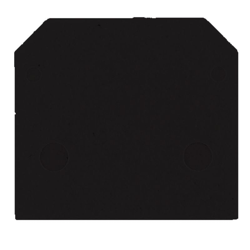 0117910000 - Snap-On Black End Plate, 40mm High, PA 66 Material (Pack of 20)