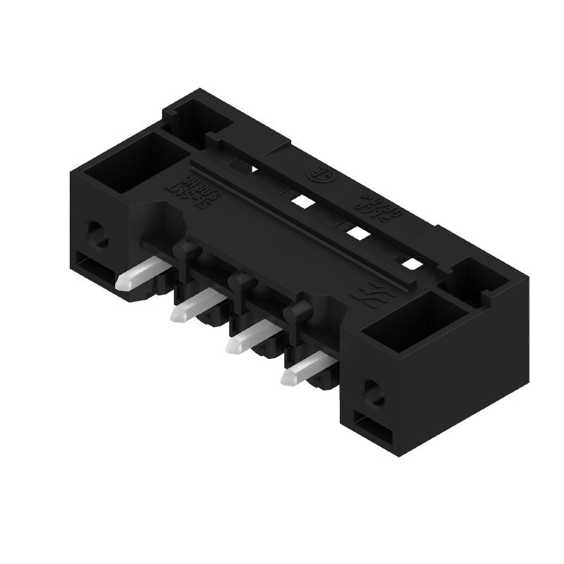 1837870000 - 5.08mm 4-Pole Male PCB Connector, Tin-Coated, Black (Pack of 60)