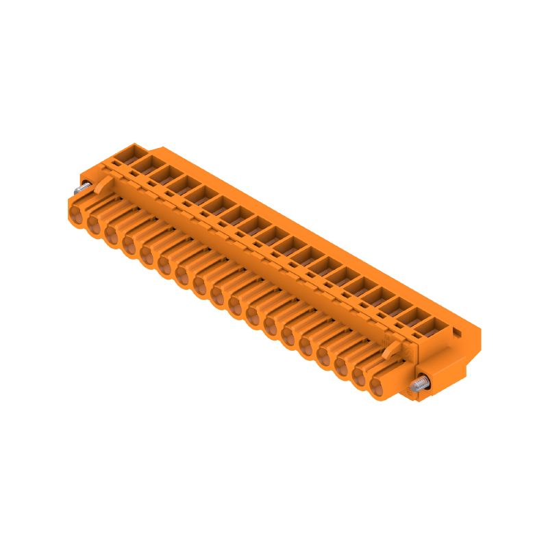 1959300000 - 18-Pole PCB Connector with 90-Degree Female Plug Configuration (Pack of 18)