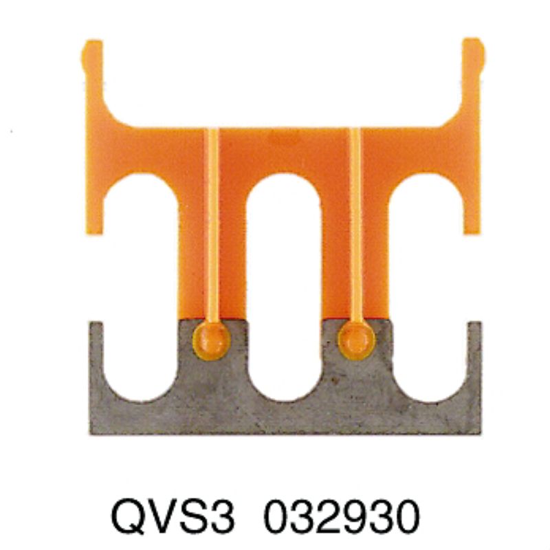 0329300000 - Beige 3-Pole Cross-Connector, 41A Rated, 22mm x 22mm (Pack of 20)