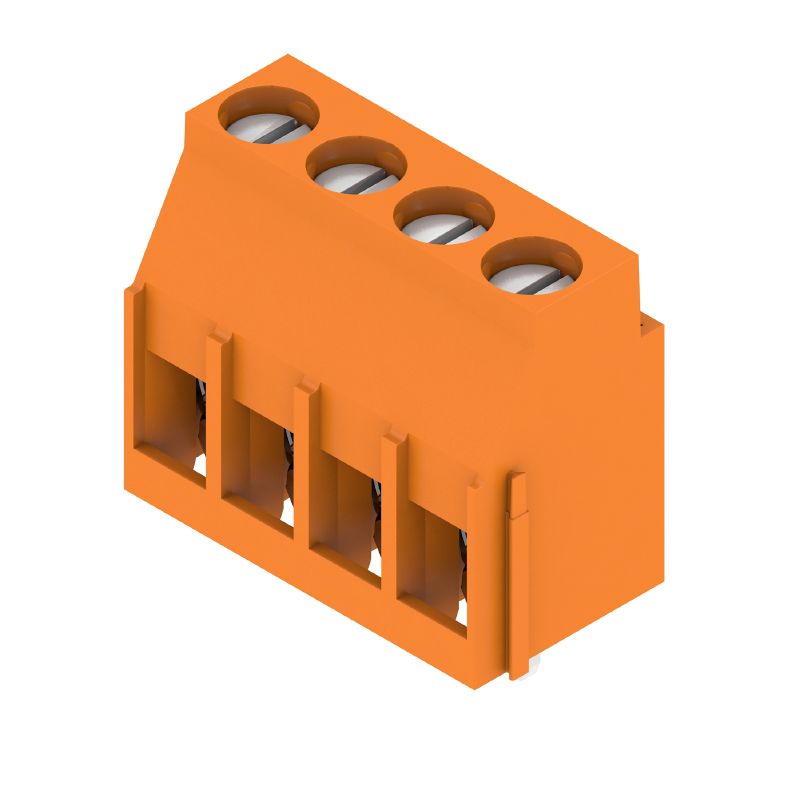 1001880000 - 5.08mm 7-Pole PCB Terminal, 3.2mm Pin Length, Orange (Pack of 48)