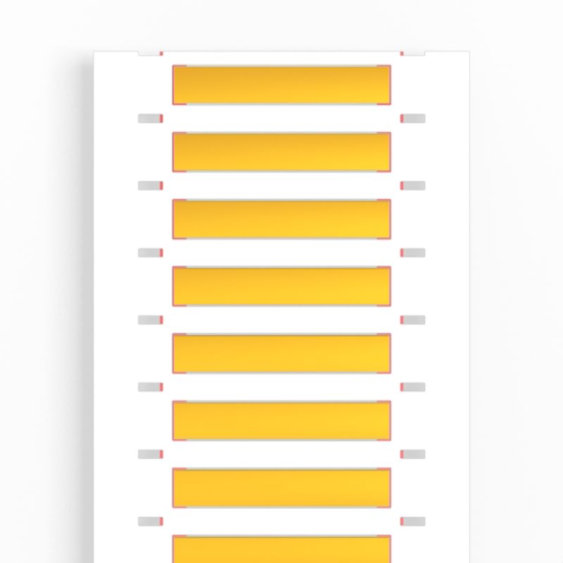 2437580000 - Yellow Cable Markers for 1.6-4.8mm Conductors, 50.8x7.6mm (Pack of 1000)