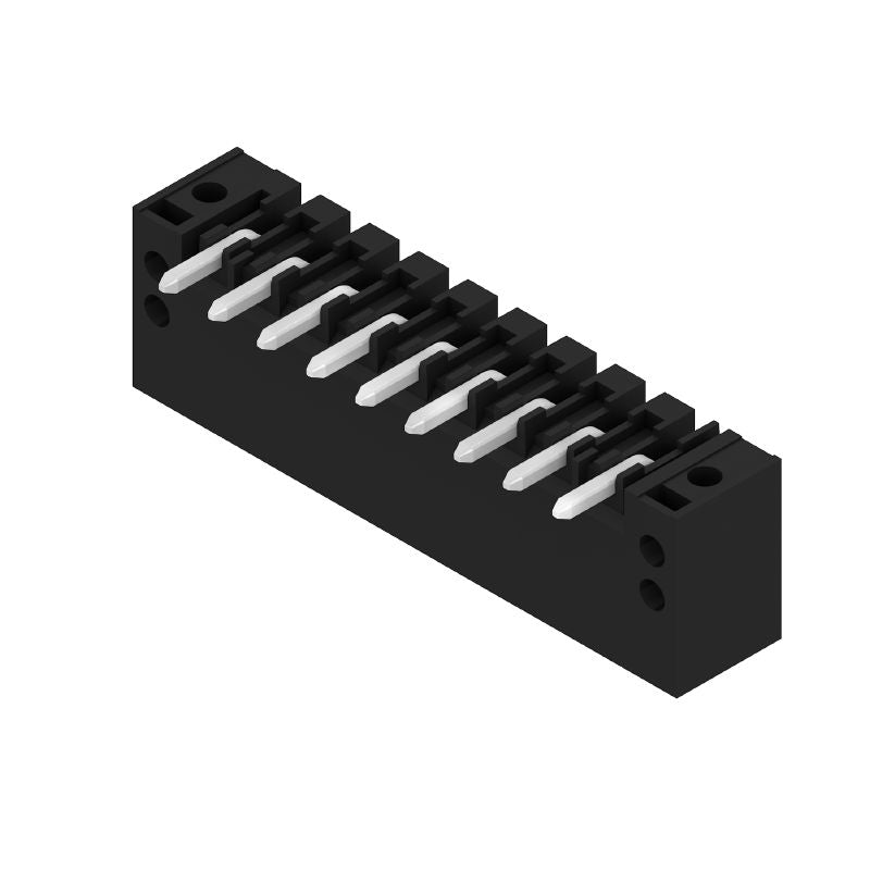 1842150000 - 3.5mm 9-Pole Male PCB Connector with Flange, Black (Pack of 48)