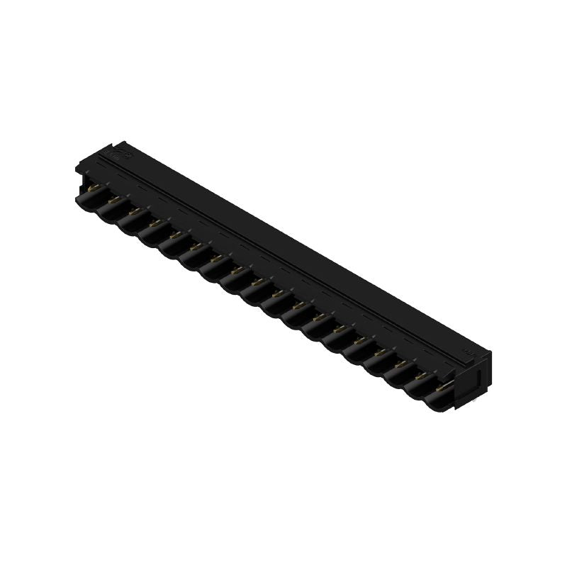 1965600000 - 18-Pole 5.00mm PCB Male Header Connector at 90° Angle (Pack of 20)