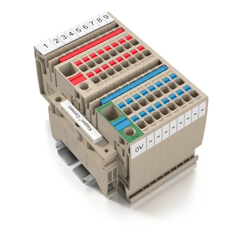 1988240000 - Dark Beige 10 mm² Supply Terminal, PUSH IN, 500 V, 57 A (Pack of 20)