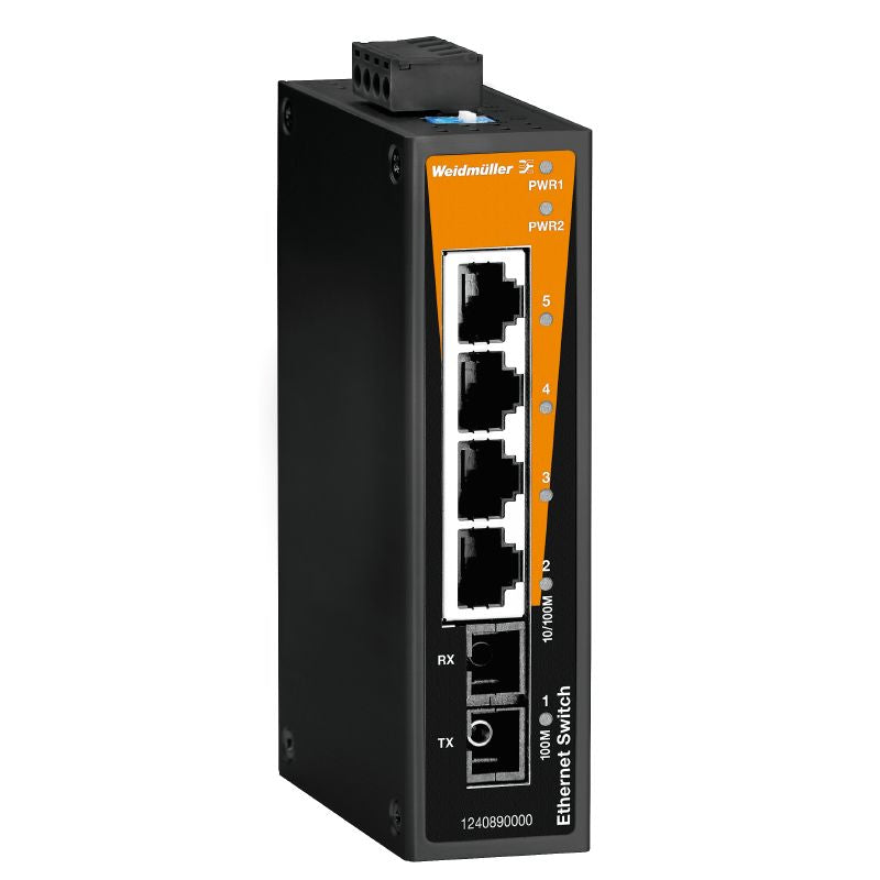 1286530000 - 4-Port Unmanaged Fast Ethernet Switch, IP30, -40°C to 75°C