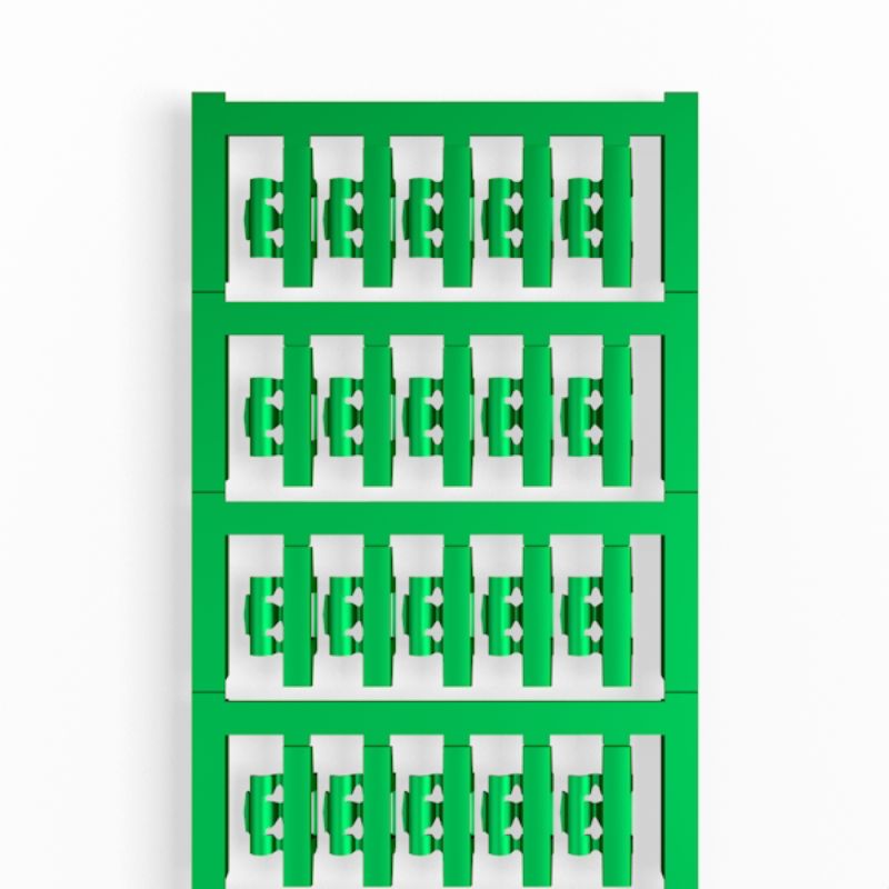 1779080005 - Green SlimFix Clip for 2-3.5 mm Conductors, 21 x 5.8 mm (Pack of 200)