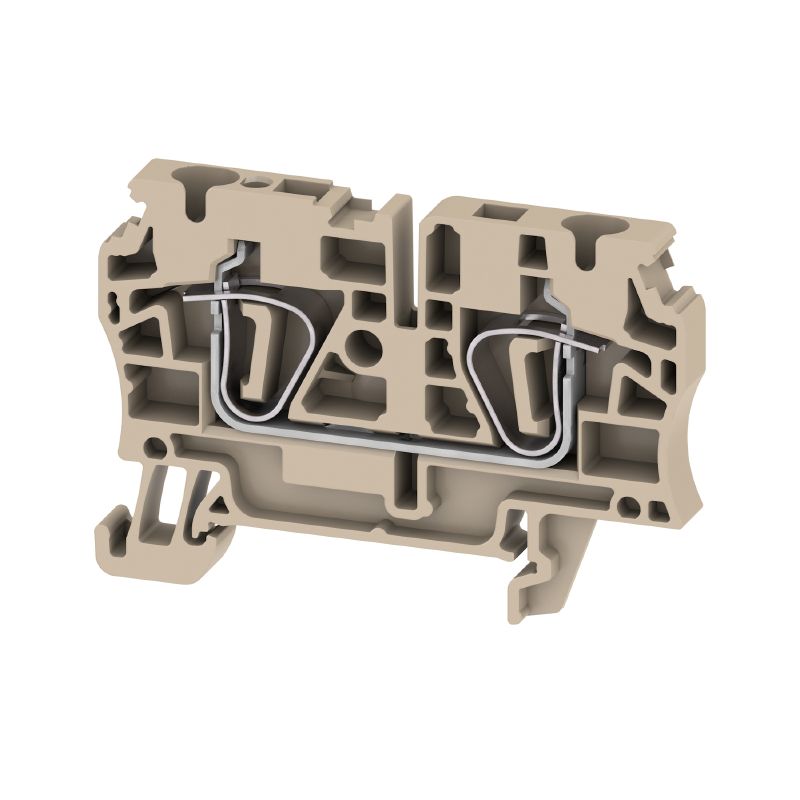 1632050000 - Dark Beige Terminal Block for Wires Up to 4 mm² (Pack of 100)