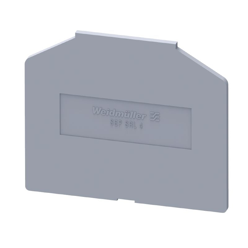 2615000000 - SEP SRL 4 End Plate, 46mm Height, Snap-On Polyamide (Pack of 50)