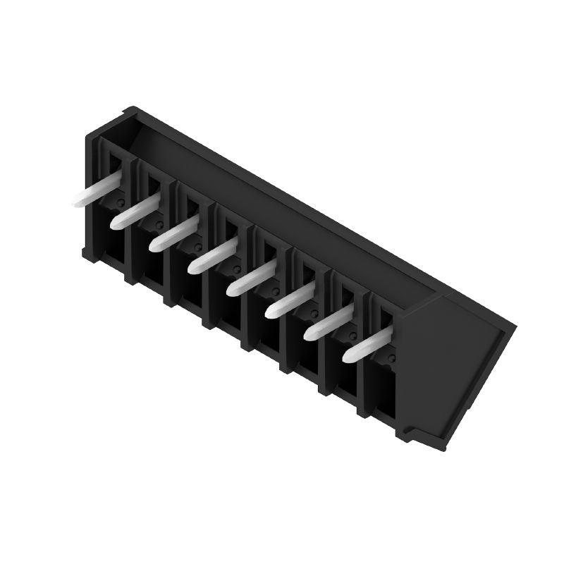 1976540000 - 8-Pole 135° Black PCB Connector for THT Soldering (Pack of 50)