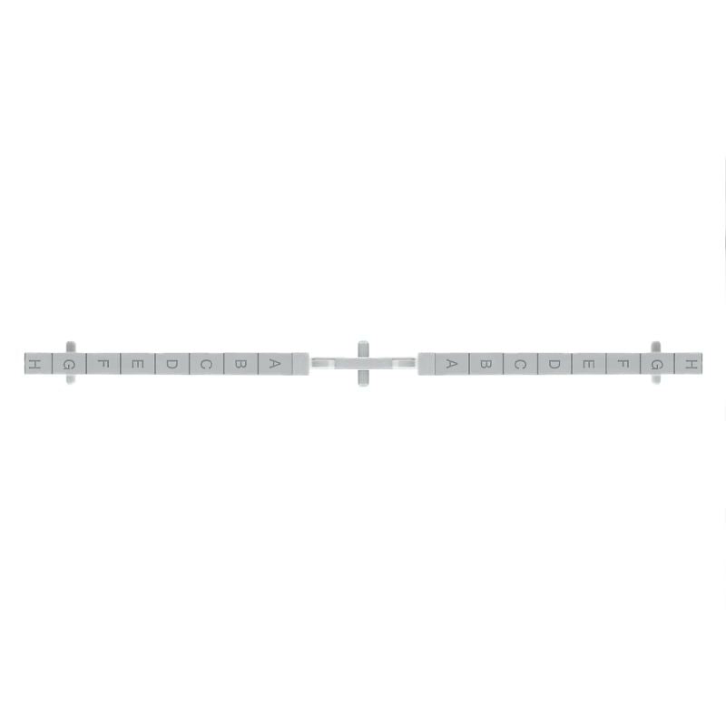 1230110000 - 2mm Grey Partition Plate for Horizontal Assembly (Pack of 10)