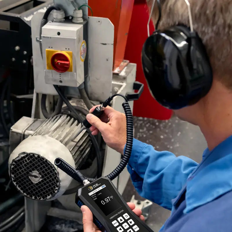 PCE-VT 3850 - Vibration Monitoring Accelerometer with 3.9mm Displacement Capacity