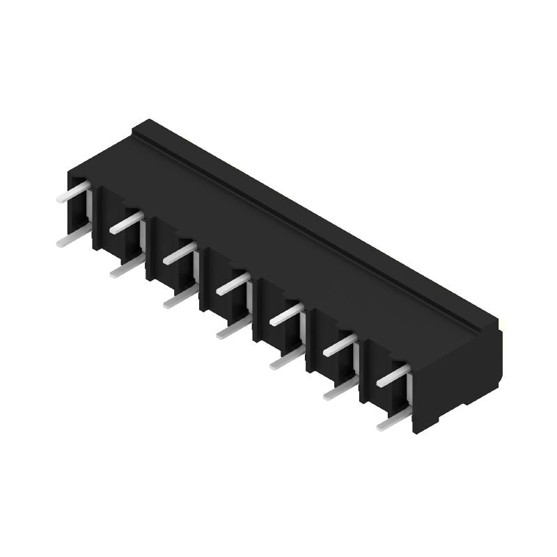 1826260000 - 7-Pole Black PCB Terminals with 180° Angle, 3.5mm Pins (Pack of 11)