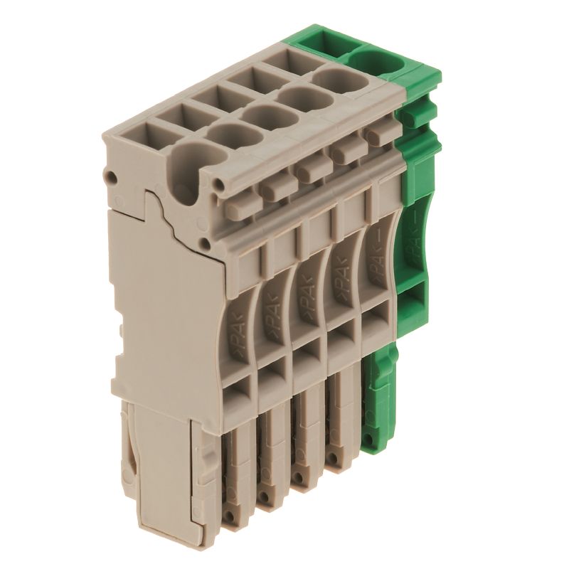 1867130000 - Compact Beige Plug-in Connector for 0.13-4 mm² Conductors (Pack of 25)