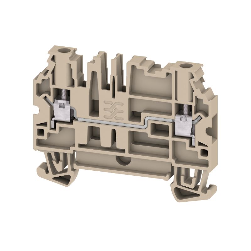 2892680000 - Dark Beige 4mm² Terminal Block, 32A, RoHS Compliant (Pack of 50)