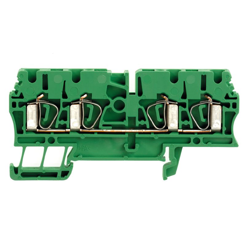 1683440000 - Green 2.5 mm² Feed-Through Terminal, 800V 24A Capacity (Pack of 100)
